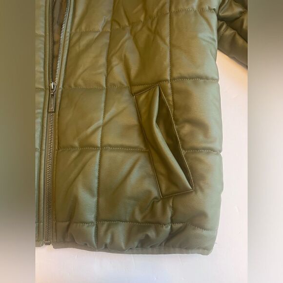 Bod & Christensen Puffer Jacket Sz L Army Green NWT - Picture 4 of 10
